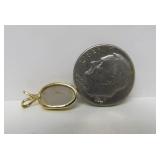 Small 14K & Opal Matching Pendant & Earring Set