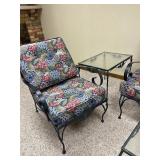 Excellent Condition & Quality SAM BLOUNT Company Iron Patio Furniture Set