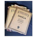 Collection of Classical Violin Sheet Music