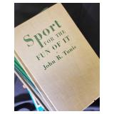 Lot of Classic and Vintage Sports Books