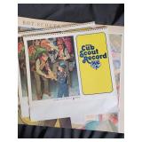 Boy Scouts & Cub Scouts Handbook and Record Book Collection, Vintage BSA