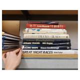 Lot of 9 Transportation and Machinery Books - Cars, Ships, Trains, Firefighting