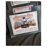 Collector Metal Signs Lot - Lionel & American Flyer Train Signs