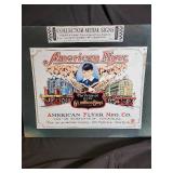 Collector Metal Signs - American Flyer & Lionel Train Advertisements