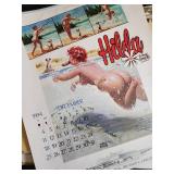 Vintage Art Calendar Lot - Pinup, Americana, and Illustration Collection