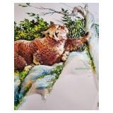 Wildlife Relief Art Prints - Bobcat, Trout, Ducks, Dogs, and More