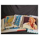 Vintage Calendar and Poster Lot - Pin-Up, Scouts, Patriotic Art