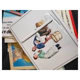 Vintage Calendar and Poster Lot - Pin-Up, Scouts, Patriotic Art