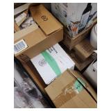 Pallet of Framed Art, Glassware, dinnerware, crystal, knick knacks and Assorted Items