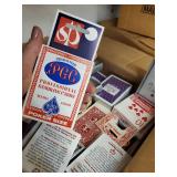 Bulk Lot of Playing Card Decks and Pocket Trivia Game