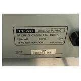 Vintage TEAC W-410 Stereo Cassette Deck
