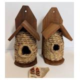 Pair of Brand New Birdhouses