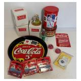 Vintage Coca-Cola Advertising Lot Incl Tip Tray