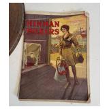 Antique Hinman Milking & Machine Co. Bucket and Original Catalog