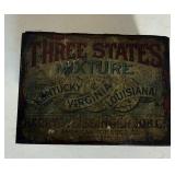 Antique Tobacco Tin and Smiling Mouth Pipe Lot