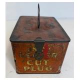 Antique Tobacco Tin and Smiling Mouth Pipe Lot