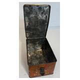 Antique Tobacco Tin and Smiling Mouth Pipe Lot