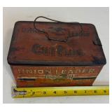 Antique Tobacco Tin and Smiling Mouth Pipe Lot