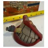 Antique Tobacco Tin and Smiling Mouth Pipe Lot