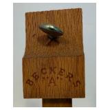 Amazing Mid Century Abstract Oil Painting of the Last Supper Scene - On Stand