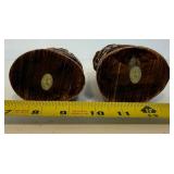 Vintage Faux Ivory Foo Dog Book Ends