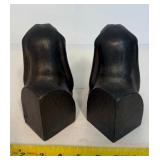 Vintage Retriever Metal Dog Bookends