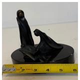 Vintage Signed Weber 1987 Bronze Nativity Sculpture