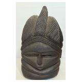 Vintage Bende Bundu Helmet Mask From Sierra Leone