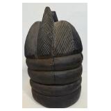 Vintage Bende Bundu Helmet Mask From Sierra Leone
