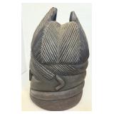 Vintage Bende Bundu Helmet Mask From Sierra Leone