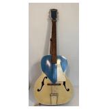 Vintage 1950's Kentucky Blue Silvertone Acoustic Guitar