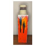 INCREDIBLE Ivo De Santis for Gil Etruschi Mid Century Tall Studio Pottery Vase