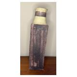 INCREDIBLE Ivo De Santis for Gil Etruschi Mid Century Tall Studio Pottery Vase