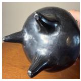 Vintage 3 pc Lot of Dona Rosa Mata Ortiz Flower Motif Vases