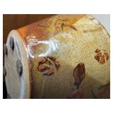 Large Studio Pottery Ceramic Lidded Basket