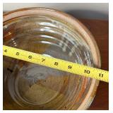 Large Studio Pottery Ceramic Lidded Basket