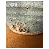 Large Signed Studio Pottery Bud Vase