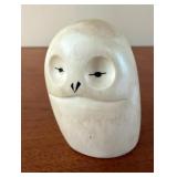 Mid Century Danish Modern Arne Tjomsland Hand Carved Owl Figure