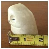 Mid Century Danish Modern Arne Tjomsland Hand Carved Owl Figure