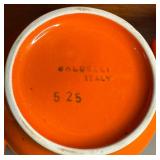 Mid Century Modern Baldelli Ceramic 4 Canister Set