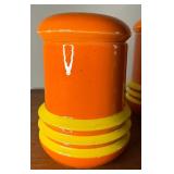 Mid Century Modern Baldelli Ceramic 4 Canister Set