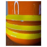 Mid Century Modern Baldelli Ceramic 4 Canister Set