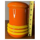 Mid Century Modern Baldelli Ceramic 4 Canister Set