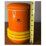 Mid Century Modern Baldelli Ceramic 4 Canister Set