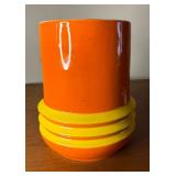 Mid Century Modern Baldelli Ceramic 4 Canister Set