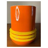 Mid Century Modern Baldelli Ceramic 4 Canister Set