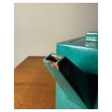 Antique Green Glazed Yixing Zisha Teapot Qing Dynasty