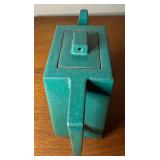 Antique Green Glazed Yixing Zisha Teapot Qing Dynasty