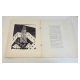 RARE 1968 Israeli Ministry Of Education Art Book w/ many Prints Inside
