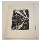 RARE 1968 Israeli Ministry Of Education Art Book w/ many Prints Inside